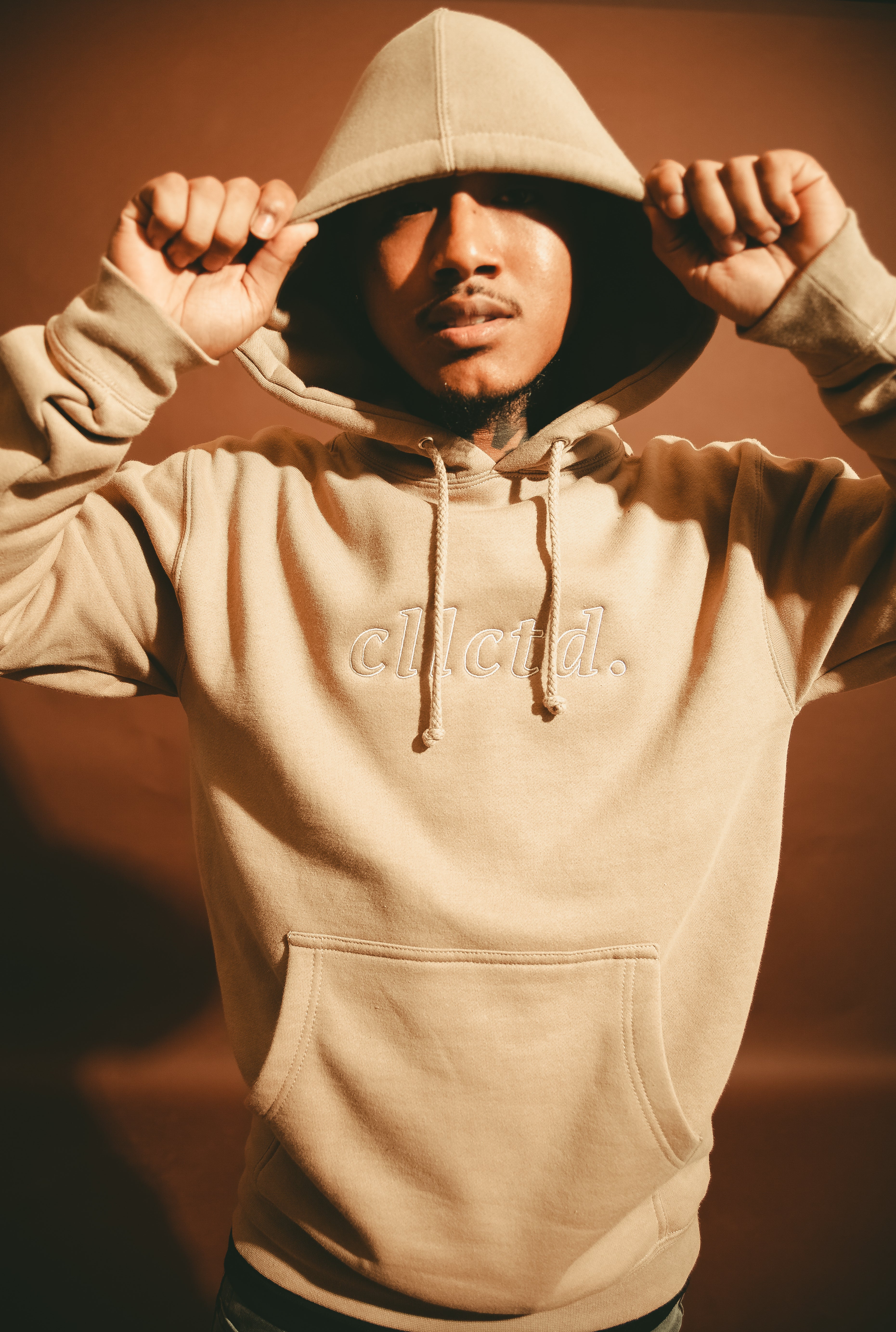cream hoodie