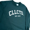 Forest Green College Crewneck (Reverse Weave)
