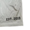 Silver Big Logo Mesh Shorts